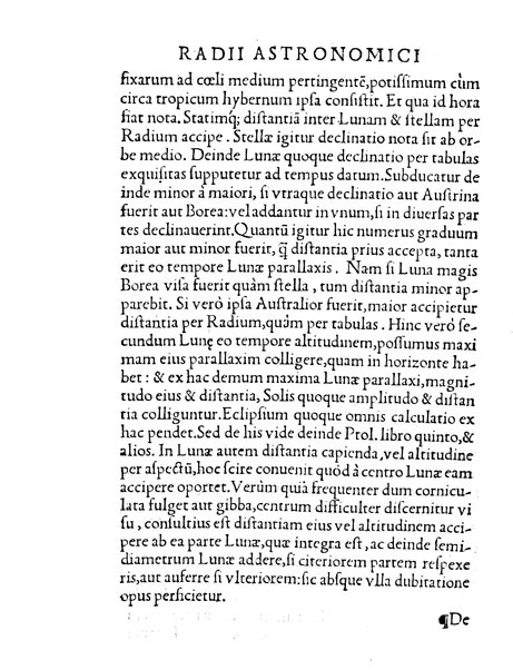 Gemmae Frisii ... De radio astronomico & geometrico liber. In quo multa quæ ad geographiam, opticam, geometriam & astronomiam vtilis. sunt, demonstrantur ...