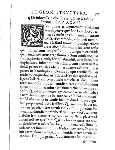 Gemmae Frisii ... De radio astronomico & geometrico liber. In quo multa quæ ad geographiam, opticam, geometriam & astronomiam vtilis. sunt, demonstrantur ...