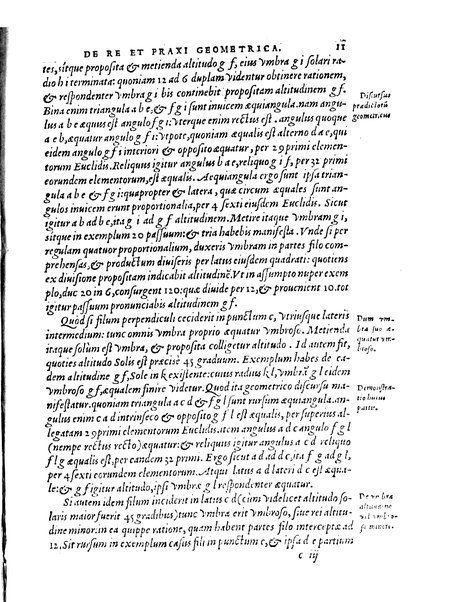 Orontii Finaei ... De re & praxi geometrica, libri tres, figuris & demonstrationibus illustrati. Vbi de quadrato geometrico, & virgis seu baculis mensoriis, necnon aliis, cùm mathematicis, tum mechanicis