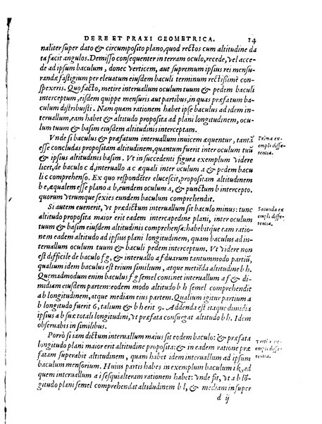 Orontii Finaei ... De re & praxi geometrica, libri tres, figuris & demonstrationibus illustrati. Vbi de quadrato geometrico, & virgis seu baculis mensoriis, necnon aliis, cùm mathematicis, tum mechanicis