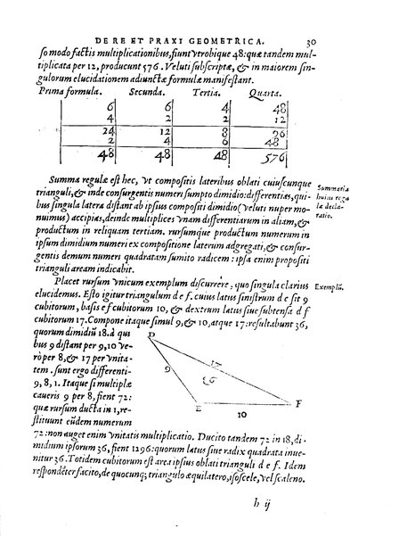 Orontii Finaei ... De re & praxi geometrica, libri tres, figuris & demonstrationibus illustrati. Vbi de quadrato geometrico, & virgis seu baculis mensoriis, necnon aliis, cùm mathematicis, tum mechanicis