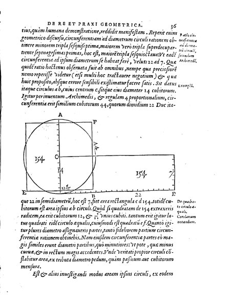 Orontii Finaei ... De re & praxi geometrica, libri tres, figuris & demonstrationibus illustrati. Vbi de quadrato geometrico, & virgis seu baculis mensoriis, necnon aliis, cùm mathematicis, tum mechanicis