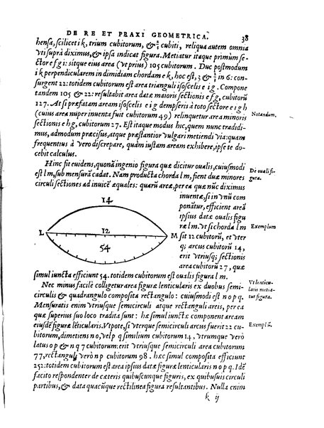 Orontii Finaei ... De re & praxi geometrica, libri tres, figuris & demonstrationibus illustrati. Vbi de quadrato geometrico, & virgis seu baculis mensoriis, necnon aliis, cùm mathematicis, tum mechanicis