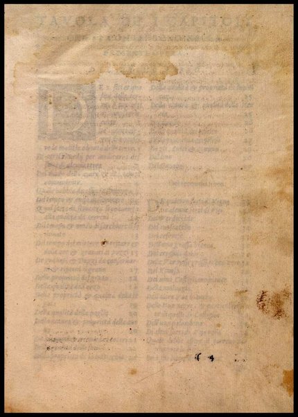 Agricoltura tratta da diuersi antichi et moderni scrittori dal sig. Gabriello Alfonso d'Herrera et tradotta di lingua spagnuola in volgare italiano da Mambrino Roseo da Fabriano. Nella quale si contengono le regole, i modi, & l'usanze che si osseruano nell'arare la terra, piantar le uigne & gli alberi, gouernare i bestiami, & fare ottimamente cioche all'agricoltura s'appartiene. Con le figure de gli alberi & delle herbe, delle quali si tratta nel libro