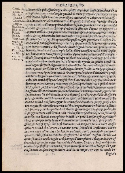 Agricoltura tratta da diuersi antichi et moderni scrittori dal sig. Gabriello Alfonso d'Herrera et tradotta di lingua spagnuola in volgare italiano da Mambrino Roseo da Fabriano. Nella quale si contengono le regole, i modi, & l'usanze che si osseruano nell'arare la terra, piantar le uigne & gli alberi, gouernare i bestiami, & fare ottimamente cioche all'agricoltura s'appartiene. Con le figure de gli alberi & delle herbe, delle quali si tratta nel libro