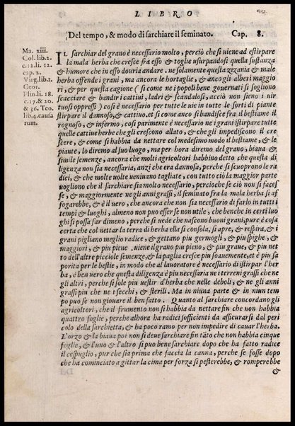 Agricoltura tratta da diuersi antichi et moderni scrittori dal sig. Gabriello Alfonso d'Herrera et tradotta di lingua spagnuola in volgare italiano da Mambrino Roseo da Fabriano. Nella quale si contengono le regole, i modi, & l'usanze che si osseruano nell'arare la terra, piantar le uigne & gli alberi, gouernare i bestiami, & fare ottimamente cioche all'agricoltura s'appartiene. Con le figure de gli alberi & delle herbe, delle quali si tratta nel libro