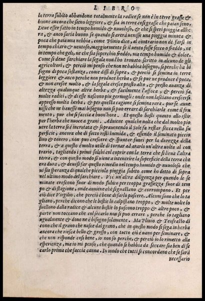 Agricoltura tratta da diuersi antichi et moderni scrittori dal sig. Gabriello Alfonso d'Herrera et tradotta di lingua spagnuola in volgare italiano da Mambrino Roseo da Fabriano. Nella quale si contengono le regole, i modi, & l'usanze che si osseruano nell'arare la terra, piantar le uigne & gli alberi, gouernare i bestiami, & fare ottimamente cioche all'agricoltura s'appartiene. Con le figure de gli alberi & delle herbe, delle quali si tratta nel libro