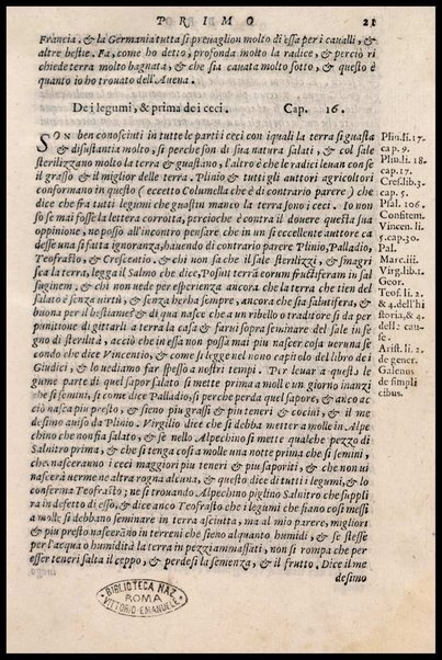 Agricoltura tratta da diuersi antichi et moderni scrittori dal sig. Gabriello Alfonso d'Herrera et tradotta di lingua spagnuola in volgare italiano da Mambrino Roseo da Fabriano. Nella quale si contengono le regole, i modi, & l'usanze che si osseruano nell'arare la terra, piantar le uigne & gli alberi, gouernare i bestiami, & fare ottimamente cioche all'agricoltura s'appartiene. Con le figure de gli alberi & delle herbe, delle quali si tratta nel libro