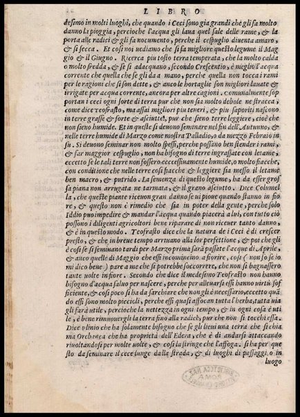 Agricoltura tratta da diuersi antichi et moderni scrittori dal sig. Gabriello Alfonso d'Herrera et tradotta di lingua spagnuola in volgare italiano da Mambrino Roseo da Fabriano. Nella quale si contengono le regole, i modi, & l'usanze che si osseruano nell'arare la terra, piantar le uigne & gli alberi, gouernare i bestiami, & fare ottimamente cioche all'agricoltura s'appartiene. Con le figure de gli alberi & delle herbe, delle quali si tratta nel libro