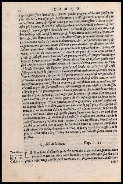 Agricoltura tratta da diuersi antichi et moderni scrittori dal sig. Gabriello Alfonso d'Herrera et tradotta di lingua spagnuola in volgare italiano da Mambrino Roseo da Fabriano. Nella quale si contengono le regole, i modi, & l'usanze che si osseruano nell'arare la terra, piantar le uigne & gli alberi, gouernare i bestiami, & fare ottimamente cioche all'agricoltura s'appartiene. Con le figure de gli alberi & delle herbe, delle quali si tratta nel libro