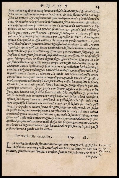 Agricoltura tratta da diuersi antichi et moderni scrittori dal sig. Gabriello Alfonso d'Herrera et tradotta di lingua spagnuola in volgare italiano da Mambrino Roseo da Fabriano. Nella quale si contengono le regole, i modi, & l'usanze che si osseruano nell'arare la terra, piantar le uigne & gli alberi, gouernare i bestiami, & fare ottimamente cioche all'agricoltura s'appartiene. Con le figure de gli alberi & delle herbe, delle quali si tratta nel libro