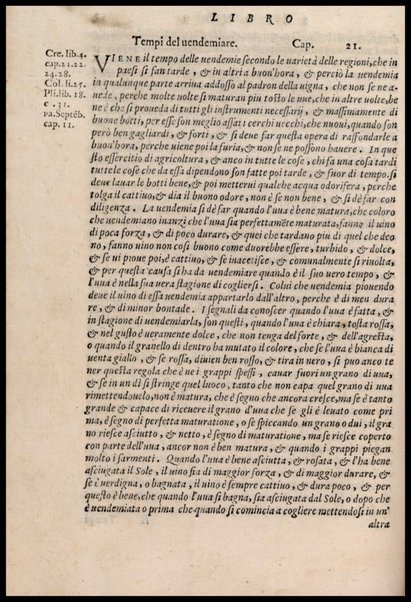 Agricoltura tratta da diuersi antichi et moderni scrittori dal sig. Gabriello Alfonso d'Herrera et tradotta di lingua spagnuola in volgare italiano da Mambrino Roseo da Fabriano. Nella quale si contengono le regole, i modi, & l'usanze che si osseruano nell'arare la terra, piantar le uigne & gli alberi, gouernare i bestiami, & fare ottimamente cioche all'agricoltura s'appartiene. Con le figure de gli alberi & delle herbe, delle quali si tratta nel libro