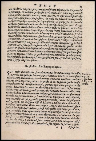 Agricoltura tratta da diuersi antichi et moderni scrittori dal sig. Gabriello Alfonso d'Herrera et tradotta di lingua spagnuola in volgare italiano da Mambrino Roseo da Fabriano. Nella quale si contengono le regole, i modi, & l'usanze che si osseruano nell'arare la terra, piantar le uigne & gli alberi, gouernare i bestiami, & fare ottimamente cioche all'agricoltura s'appartiene. Con le figure de gli alberi & delle herbe, delle quali si tratta nel libro