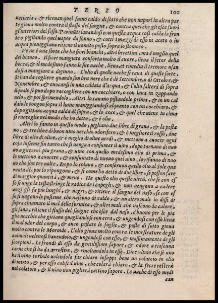 Agricoltura tratta da diuersi antichi et moderni scrittori dal sig. Gabriello Alfonso d'Herrera et tradotta di lingua spagnuola in volgare italiano da Mambrino Roseo da Fabriano. Nella quale si contengono le regole, i modi, & l'usanze che si osseruano nell'arare la terra, piantar le uigne & gli alberi, gouernare i bestiami, & fare ottimamente cioche all'agricoltura s'appartiene. Con le figure de gli alberi & delle herbe, delle quali si tratta nel libro