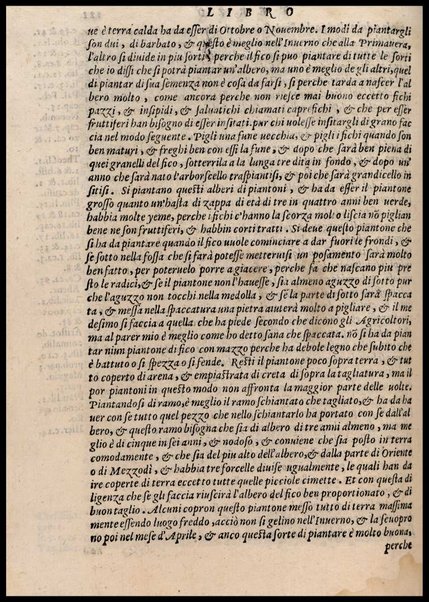 Agricoltura tratta da diuersi antichi et moderni scrittori dal sig. Gabriello Alfonso d'Herrera et tradotta di lingua spagnuola in volgare italiano da Mambrino Roseo da Fabriano. Nella quale si contengono le regole, i modi, & l'usanze che si osseruano nell'arare la terra, piantar le uigne & gli alberi, gouernare i bestiami, & fare ottimamente cioche all'agricoltura s'appartiene. Con le figure de gli alberi & delle herbe, delle quali si tratta nel libro