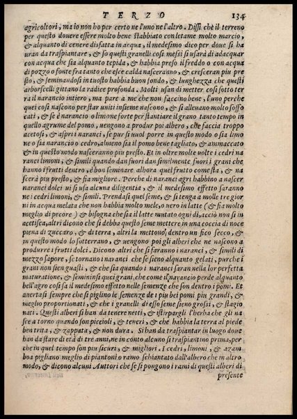 Agricoltura tratta da diuersi antichi et moderni scrittori dal sig. Gabriello Alfonso d'Herrera et tradotta di lingua spagnuola in volgare italiano da Mambrino Roseo da Fabriano. Nella quale si contengono le regole, i modi, & l'usanze che si osseruano nell'arare la terra, piantar le uigne & gli alberi, gouernare i bestiami, & fare ottimamente cioche all'agricoltura s'appartiene. Con le figure de gli alberi & delle herbe, delle quali si tratta nel libro