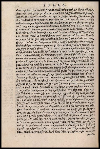 Agricoltura tratta da diuersi antichi et moderni scrittori dal sig. Gabriello Alfonso d'Herrera et tradotta di lingua spagnuola in volgare italiano da Mambrino Roseo da Fabriano. Nella quale si contengono le regole, i modi, & l'usanze che si osseruano nell'arare la terra, piantar le uigne & gli alberi, gouernare i bestiami, & fare ottimamente cioche all'agricoltura s'appartiene. Con le figure de gli alberi & delle herbe, delle quali si tratta nel libro