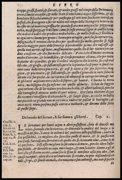 Agricoltura tratta da diuersi antichi et moderni scrittori dal sig. Gabriello Alfonso d'Herrera et tradotta di lingua spagnuola in volgare italiano da Mambrino Roseo da Fabriano. Nella quale si contengono le regole, i modi, & l'usanze che si osseruano nell'arare la terra, piantar le uigne & gli alberi, gouernare i bestiami, & fare ottimamente cioche all'agricoltura s'appartiene. Con le figure de gli alberi & delle herbe, delle quali si tratta nel libro