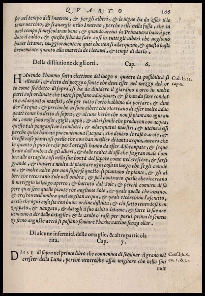 Agricoltura tratta da diuersi antichi et moderni scrittori dal sig. Gabriello Alfonso d'Herrera et tradotta di lingua spagnuola in volgare italiano da Mambrino Roseo da Fabriano. Nella quale si contengono le regole, i modi, & l'usanze che si osseruano nell'arare la terra, piantar le uigne & gli alberi, gouernare i bestiami, & fare ottimamente cioche all'agricoltura s'appartiene. Con le figure de gli alberi & delle herbe, delle quali si tratta nel libro