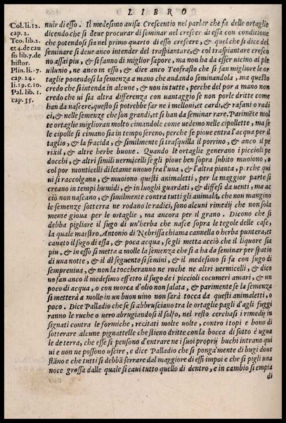 Agricoltura tratta da diuersi antichi et moderni scrittori dal sig. Gabriello Alfonso d'Herrera et tradotta di lingua spagnuola in volgare italiano da Mambrino Roseo da Fabriano. Nella quale si contengono le regole, i modi, & l'usanze che si osseruano nell'arare la terra, piantar le uigne & gli alberi, gouernare i bestiami, & fare ottimamente cioche all'agricoltura s'appartiene. Con le figure de gli alberi & delle herbe, delle quali si tratta nel libro