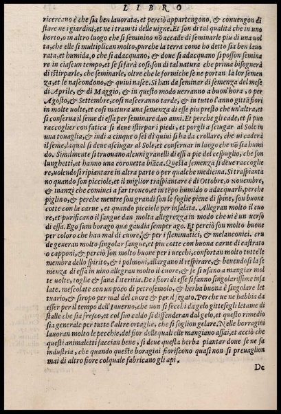 Agricoltura tratta da diuersi antichi et moderni scrittori dal sig. Gabriello Alfonso d'Herrera et tradotta di lingua spagnuola in volgare italiano da Mambrino Roseo da Fabriano. Nella quale si contengono le regole, i modi, & l'usanze che si osseruano nell'arare la terra, piantar le uigne & gli alberi, gouernare i bestiami, & fare ottimamente cioche all'agricoltura s'appartiene. Con le figure de gli alberi & delle herbe, delle quali si tratta nel libro