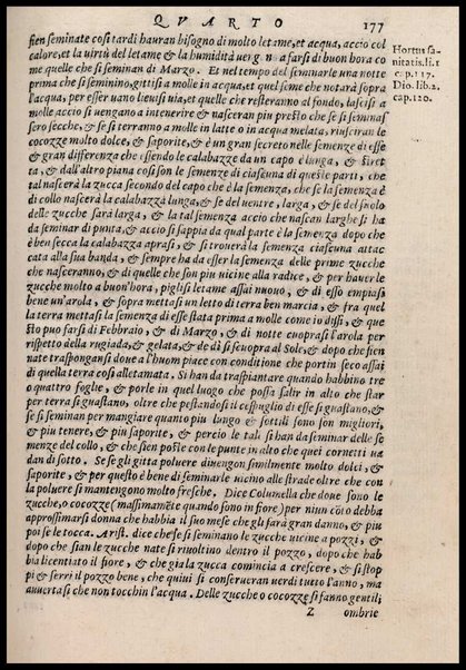 Agricoltura tratta da diuersi antichi et moderni scrittori dal sig. Gabriello Alfonso d'Herrera et tradotta di lingua spagnuola in volgare italiano da Mambrino Roseo da Fabriano. Nella quale si contengono le regole, i modi, & l'usanze che si osseruano nell'arare la terra, piantar le uigne & gli alberi, gouernare i bestiami, & fare ottimamente cioche all'agricoltura s'appartiene. Con le figure de gli alberi & delle herbe, delle quali si tratta nel libro