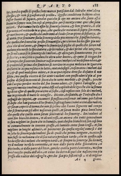 Agricoltura tratta da diuersi antichi et moderni scrittori dal sig. Gabriello Alfonso d'Herrera et tradotta di lingua spagnuola in volgare italiano da Mambrino Roseo da Fabriano. Nella quale si contengono le regole, i modi, & l'usanze che si osseruano nell'arare la terra, piantar le uigne & gli alberi, gouernare i bestiami, & fare ottimamente cioche all'agricoltura s'appartiene. Con le figure de gli alberi & delle herbe, delle quali si tratta nel libro