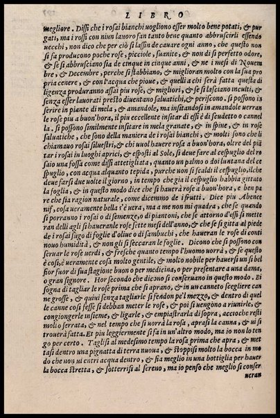 Agricoltura tratta da diuersi antichi et moderni scrittori dal sig. Gabriello Alfonso d'Herrera et tradotta di lingua spagnuola in volgare italiano da Mambrino Roseo da Fabriano. Nella quale si contengono le regole, i modi, & l'usanze che si osseruano nell'arare la terra, piantar le uigne & gli alberi, gouernare i bestiami, & fare ottimamente cioche all'agricoltura s'appartiene. Con le figure de gli alberi & delle herbe, delle quali si tratta nel libro