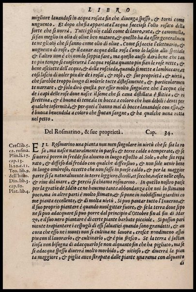 Agricoltura tratta da diuersi antichi et moderni scrittori dal sig. Gabriello Alfonso d'Herrera et tradotta di lingua spagnuola in volgare italiano da Mambrino Roseo da Fabriano. Nella quale si contengono le regole, i modi, & l'usanze che si osseruano nell'arare la terra, piantar le uigne & gli alberi, gouernare i bestiami, & fare ottimamente cioche all'agricoltura s'appartiene. Con le figure de gli alberi & delle herbe, delle quali si tratta nel libro