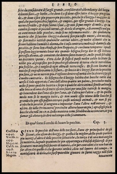 Agricoltura tratta da diuersi antichi et moderni scrittori dal sig. Gabriello Alfonso d'Herrera et tradotta di lingua spagnuola in volgare italiano da Mambrino Roseo da Fabriano. Nella quale si contengono le regole, i modi, & l'usanze che si osseruano nell'arare la terra, piantar le uigne & gli alberi, gouernare i bestiami, & fare ottimamente cioche all'agricoltura s'appartiene. Con le figure de gli alberi & delle herbe, delle quali si tratta nel libro