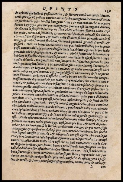 Agricoltura tratta da diuersi antichi et moderni scrittori dal sig. Gabriello Alfonso d'Herrera et tradotta di lingua spagnuola in volgare italiano da Mambrino Roseo da Fabriano. Nella quale si contengono le regole, i modi, & l'usanze che si osseruano nell'arare la terra, piantar le uigne & gli alberi, gouernare i bestiami, & fare ottimamente cioche all'agricoltura s'appartiene. Con le figure de gli alberi & delle herbe, delle quali si tratta nel libro