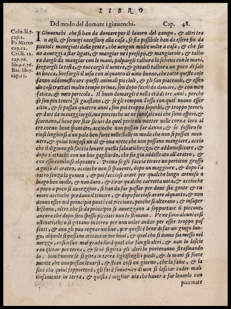 Agricoltura tratta da diuersi antichi et moderni scrittori dal sig. Gabriello Alfonso d'Herrera et tradotta di lingua spagnuola in volgare italiano da Mambrino Roseo da Fabriano. Nella quale si contengono le regole, i modi, & l'usanze che si osseruano nell'arare la terra, piantar le uigne & gli alberi, gouernare i bestiami, & fare ottimamente cioche all'agricoltura s'appartiene. Con le figure de gli alberi & delle herbe, delle quali si tratta nel libro