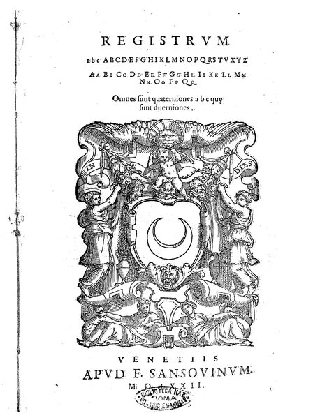 Petri Hispani Summulae logicales cum Versorij Parisiensis clarissima expositione. Paruorum item Logicalium eidem Petro Hispano ascriptum opus, nuper in partes ac capita distinctum. Quae omnia a Martiano Rota infinitis fere erroribus maxima sunt diligentia castigata. Duos demum indices nunc primum excogitatos, quorum alter singulorum textuum ac capitum, alte uero, eorum, quæ in toto opere scitu digna habentur, imprimi curauimus