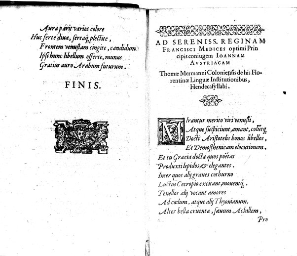 Institutionum Florentinae linguae libri duo Euphrosyni Lapinij ...