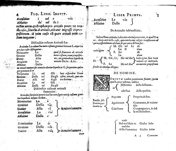Institutionum Florentinae linguae libri duo Euphrosyni Lapinij ...