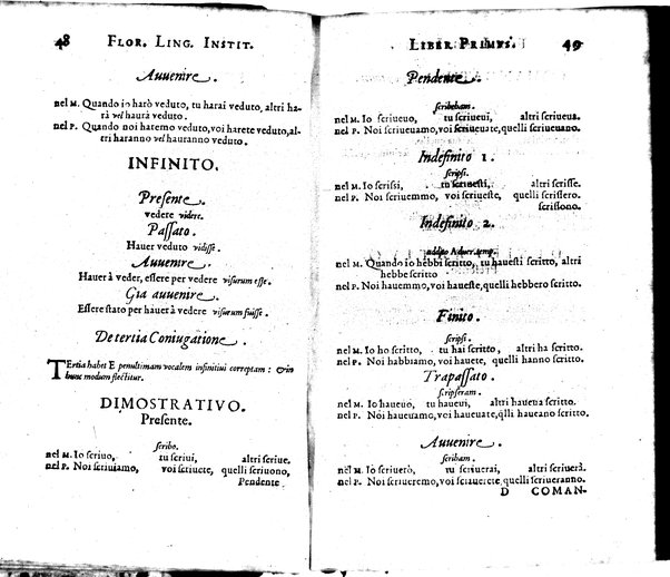 Institutionum Florentinae linguae libri duo Euphrosyni Lapinij ...