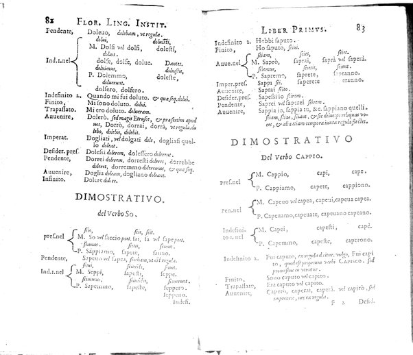 Institutionum Florentinae linguae libri duo Euphrosyni Lapinij ...