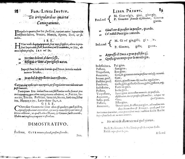 Institutionum Florentinae linguae libri duo Euphrosyni Lapinij ...