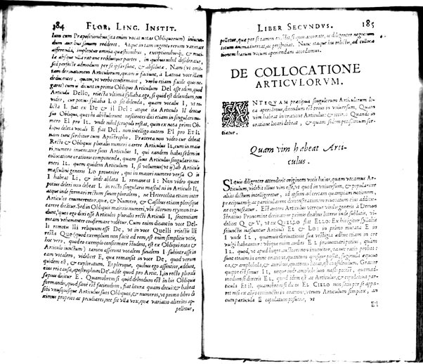 Institutionum Florentinae linguae libri duo Euphrosyni Lapinij ...