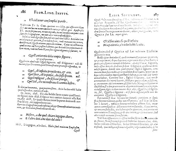 Institutionum Florentinae linguae libri duo Euphrosyni Lapinij ...