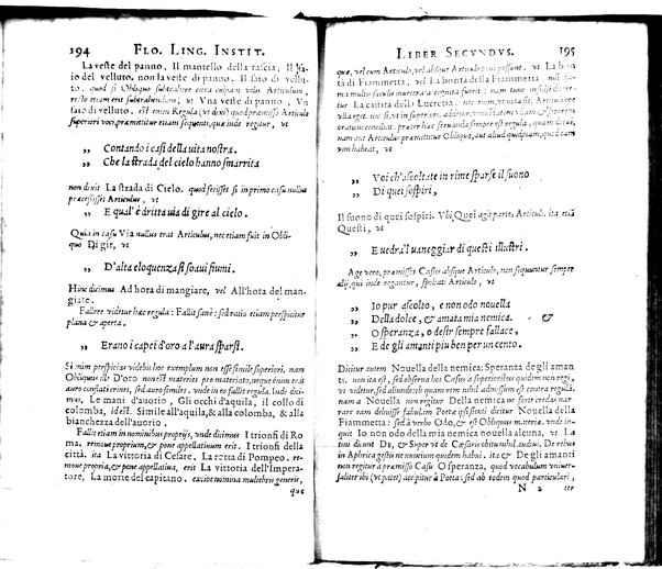 Institutionum Florentinae linguae libri duo Euphrosyni Lapinij ...