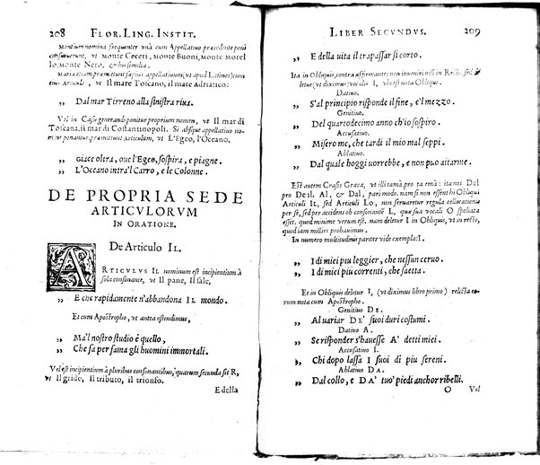 Institutionum Florentinae linguae libri duo Euphrosyni Lapinij ...