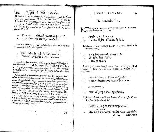 Institutionum Florentinae linguae libri duo Euphrosyni Lapinij ...