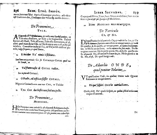 Institutionum Florentinae linguae libri duo Euphrosyni Lapinij ...