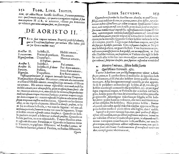 Institutionum Florentinae linguae libri duo Euphrosyni Lapinij ...