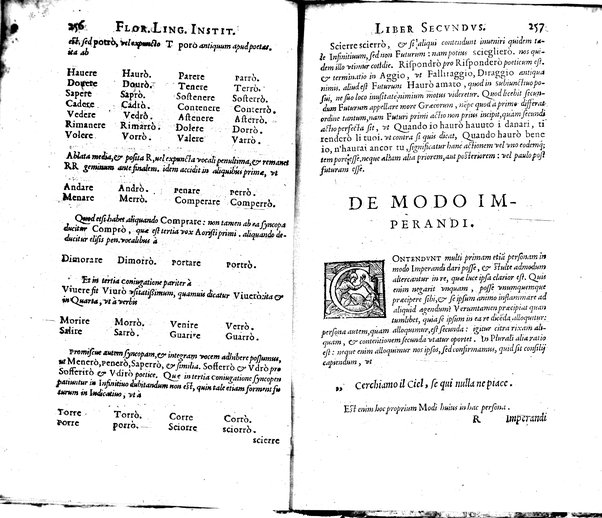Institutionum Florentinae linguae libri duo Euphrosyni Lapinij ...