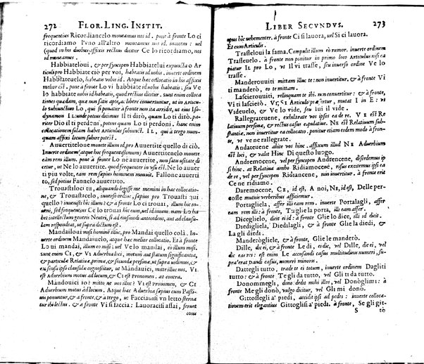 Institutionum Florentinae linguae libri duo Euphrosyni Lapinij ...