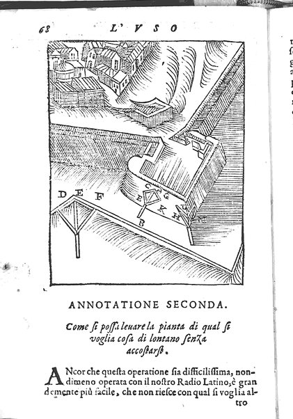 Trattato del radio latino istrumento giustissimo & facile più d'ogni altro per prendere qual si voglia misura, & positione di luogo, tanto in cielo come in terra: il quale, oltre alle operationi proprie sue, fà anco tutte quelle della gran regola di C. Tolomeo, & del antico radio astronomico, inuentato dall'illustrissimo & eccellentissimo signor Latino Orsini, con li commentarij del reuerendo padre maestro Egnatio Danti da Perugia, ... & da esso di nuouo ricorretto, & ampliato con molte nuoue operationi