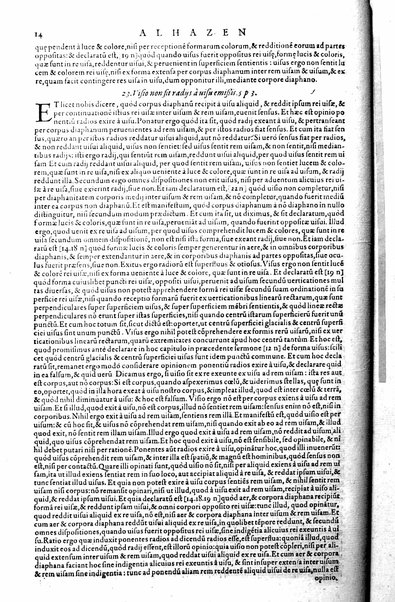 Opticae thesaurus. Alhazeni Arabis libri septem, nunc primùm editi. Eiusdem liber De crepusculis & nubium ascensionibus. Item Vitellonis Thuringolopoli libri 10. Omnes instaurati, figuris illustrati & aucti, adiecti etiam in Alhazenum commentarijs, a Federico Risnero