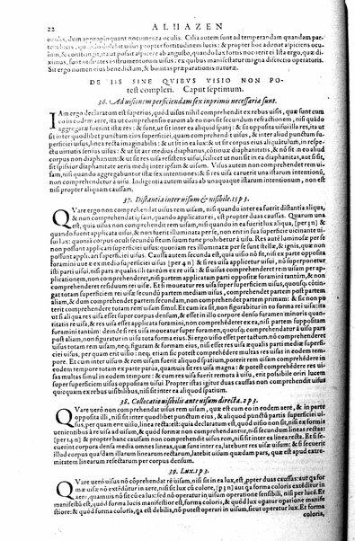 Opticae thesaurus. Alhazeni Arabis libri septem, nunc primùm editi. Eiusdem liber De crepusculis & nubium ascensionibus. Item Vitellonis Thuringolopoli libri 10. Omnes instaurati, figuris illustrati & aucti, adiecti etiam in Alhazenum commentarijs, a Federico Risnero